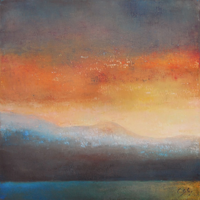 Lac et montagnes II, Claire  Bolay