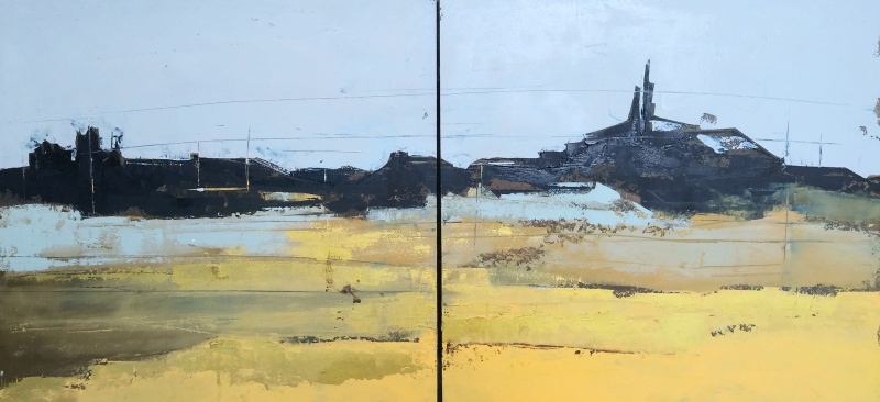 Lungo l'argine (diptyque), Claudia  Meneghin