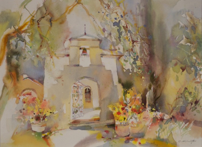 Jardin d'un cloître grec, Daniel  Kirchhofer