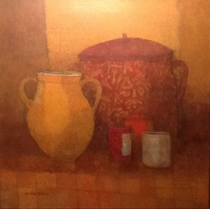 Sur la nappe à carreaux, Guerino  Paltenghi