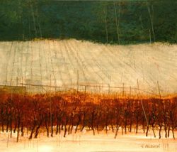 Hiver dans les vignes, Guerino  Paltenghi