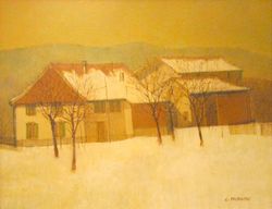 Hiver à Cuarnens, Guerino  Paltenghi