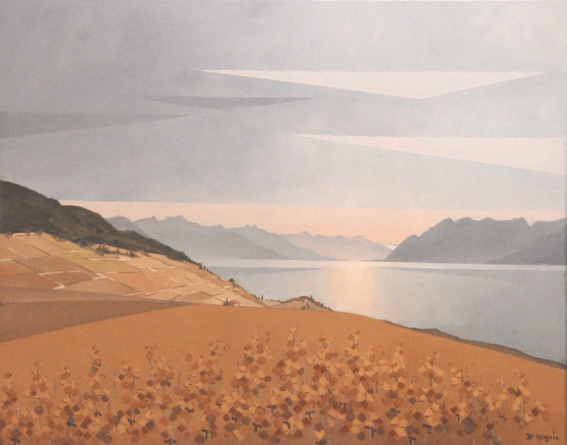 Au loin le Valais, Jean-Pierre  Magnin