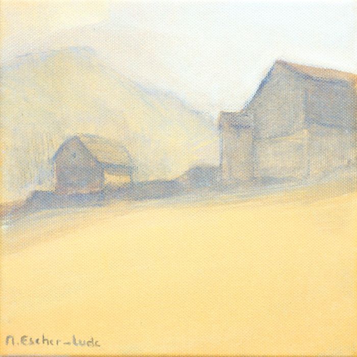 Ossola, au soleil couchant, Marie  Escher-Lude