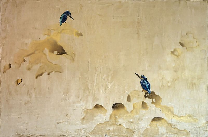 Notre paradis. Deux Martin-pêcheurs., Monica  Gersbach-Forrer