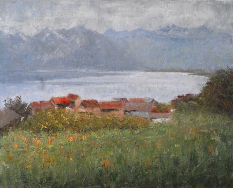 St Gingolph et le Léman, Noël  Hémon