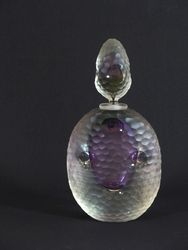 Flacon battuto violet, Olivier  Mallemouche