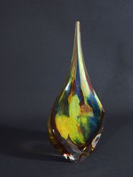 NZS 1417 glassculpture,Multicolore, Atelier d'artistes Tchèquie  Ozzaro