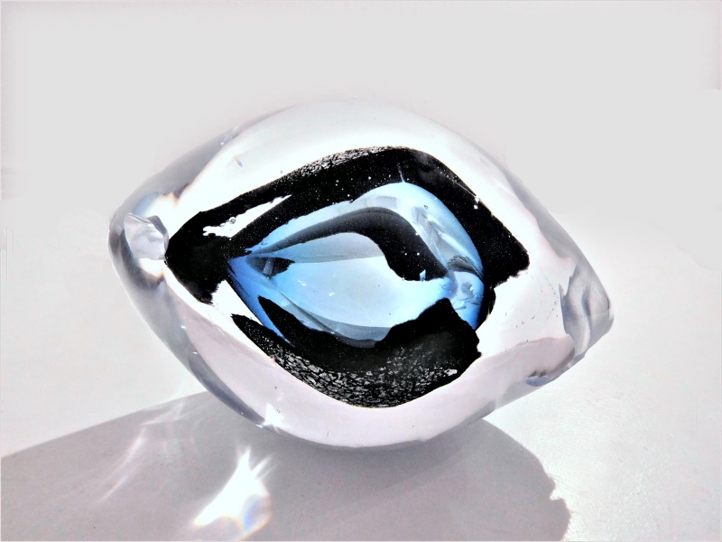 Sculpture nucleus bleue, Pascal  Lemoine