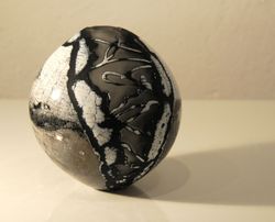 Petit pot transparent à filets, Pascal  Lemoine