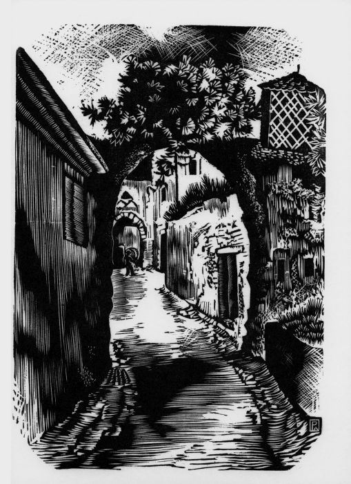 Saint-Saphorin, porte voûtée, Pierre  Aubert