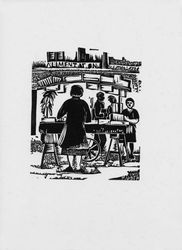 Paris, petite marchande, Pierre  Aubert