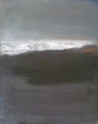 Lac et montagne, le soir, Pierre-Olivier  Barman