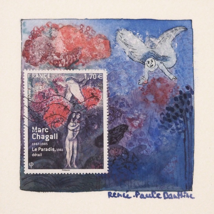 Marc Chagall, miniature, Renée-Paule  Danthine