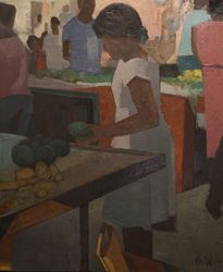 Au marché_1, Walter  Mafli