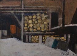 Devant la ferme, Walter  Mafli