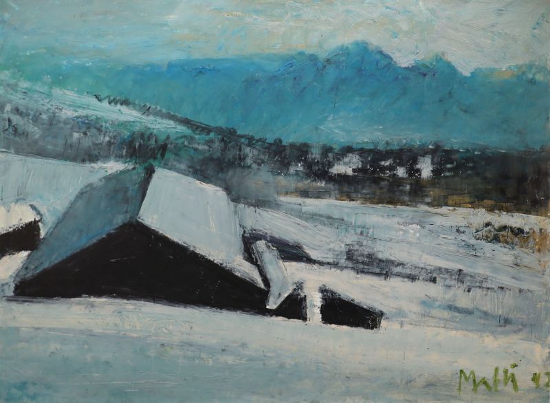 Depuis les hauts de Lavaux, Walter  Mafli