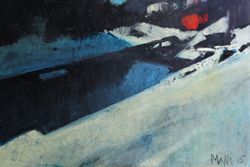 Paysage d'hiver, Walter  Mafli