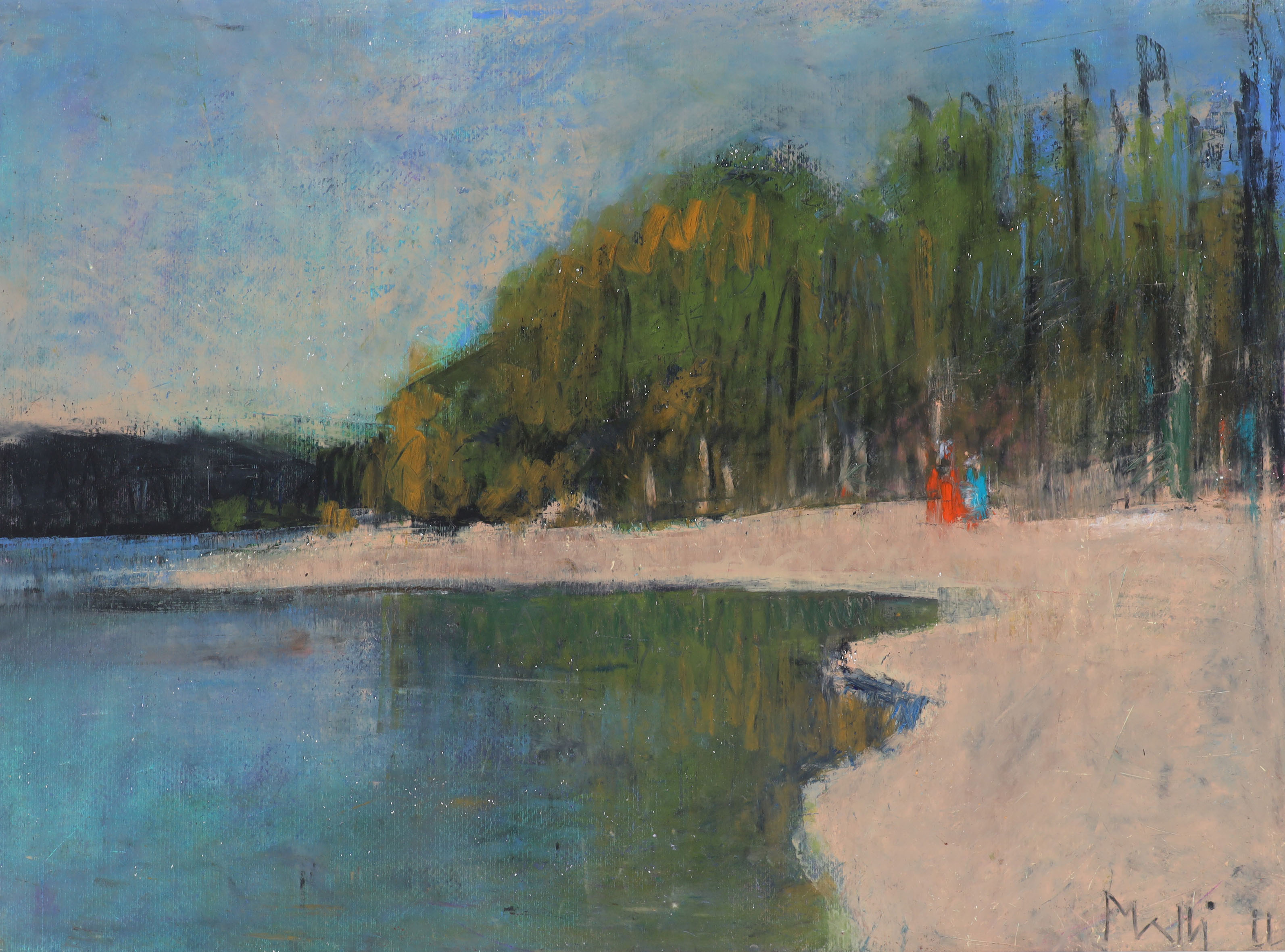 Bord du lac, Walter  Mafli