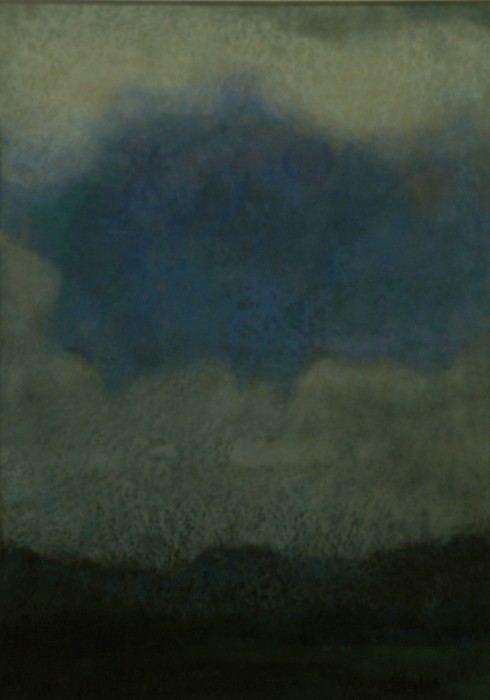 Paysage  bleu, Walter  Mafli