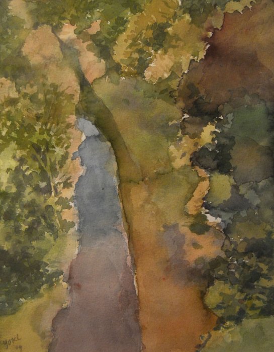 Sarine et feuillage, Yoki